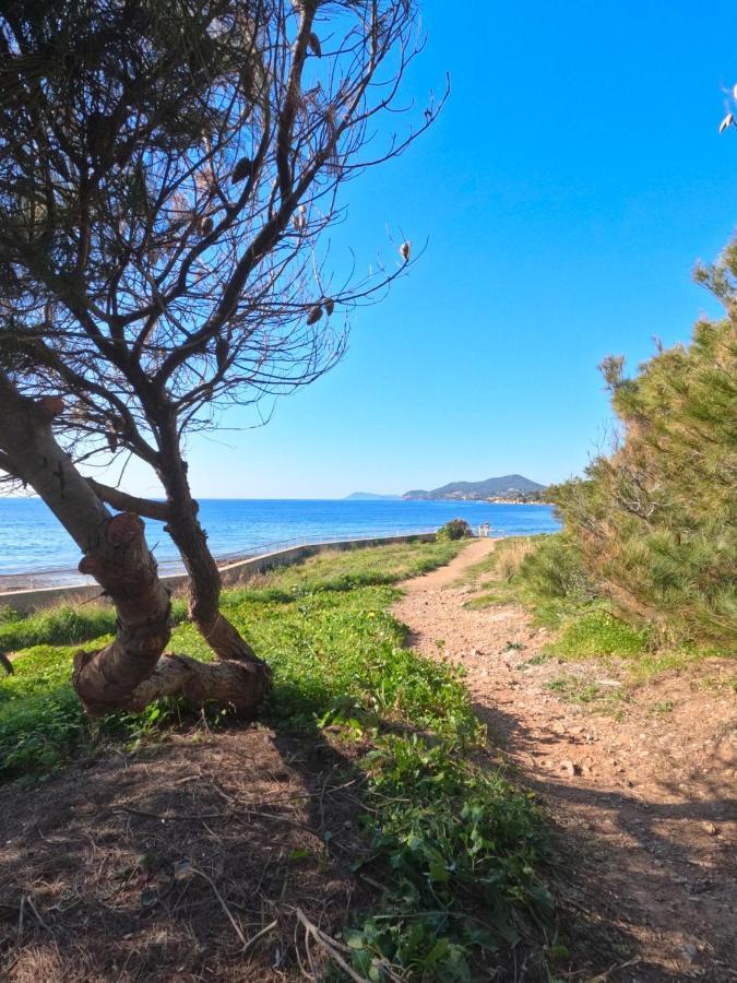 Appartement Hyeres - Costebelle Duplex Vue Mer Balcon Residence Privee Parking - Marie Caroline 외부 사진